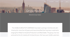 Desktop Screenshot of grupohasbun.com